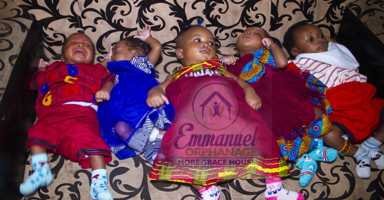5 Brand new babies brought to the Emmanuel Orphanage Home, in Benin city, Nigeria