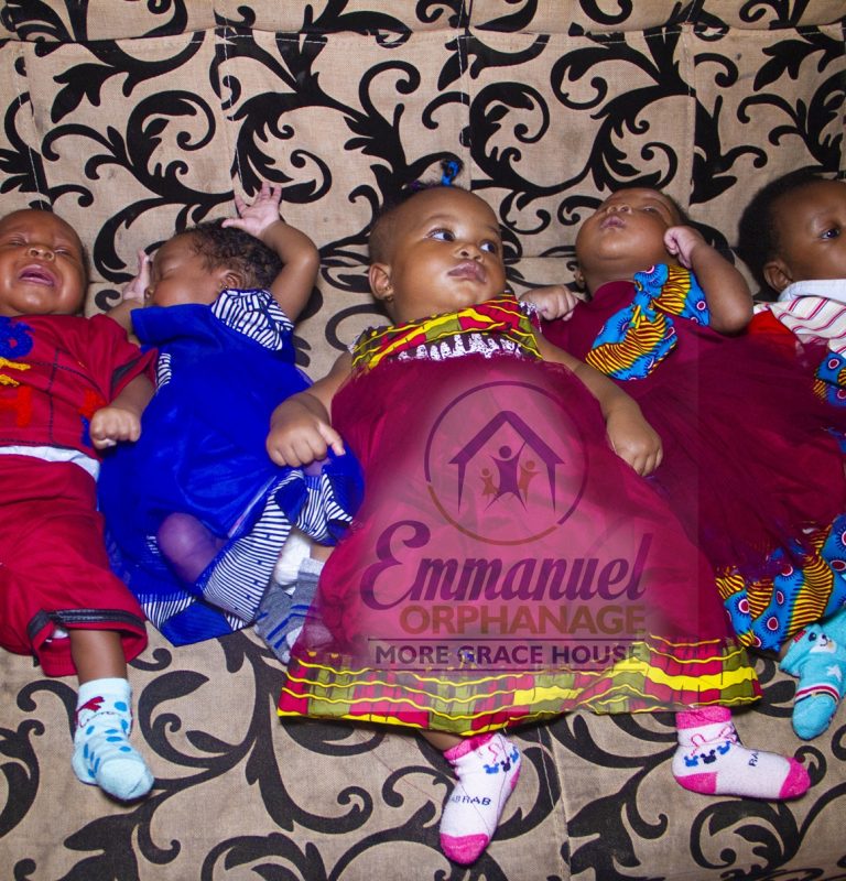 5 Brand new babies brought to the Emmanuel Orphanage Home, in Benin city, Nigeria