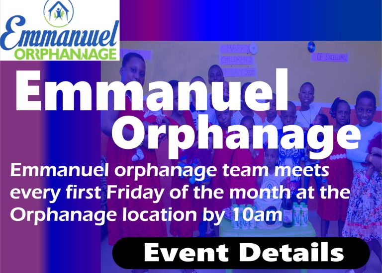 Emmanuel Orphanage Monthly Event – Friday, 3rd May 2024